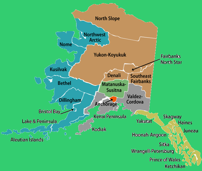 Alaska map